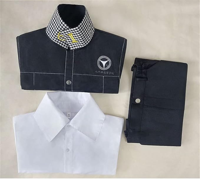 Weixu Men Cosplay Costume School Uniform Halloween Carnival Party Outfit