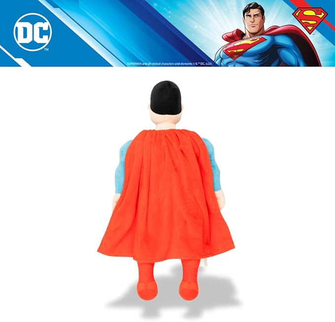 Franco DC Comics Superman Bedding Super Soft Cozy Cuddle Pillow Buddy, (Officially Licensed Product)