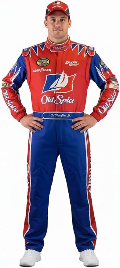 OEM CAL Naughton Jr Jumpsuit + Cap Costume Talladega Nights
