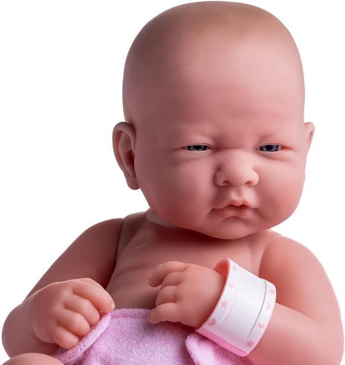 8 piece Layette Baby Doll Gift Set | JC Toys - La Newborn Nursery | 14" Life-Like Doll w/ Accessories | Pink | Ages 2+