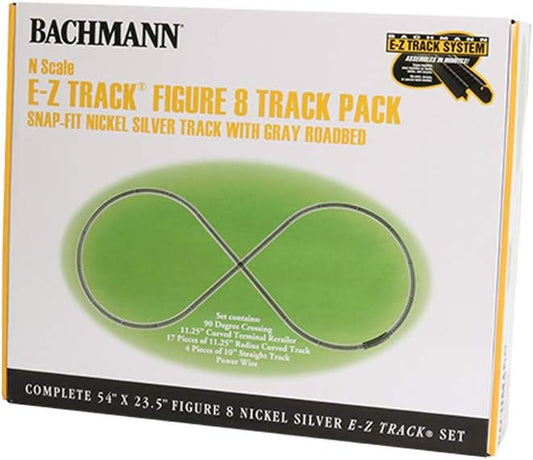 Bachmann Figure 8 E-Z Track Pack - N Scale Train, 44878