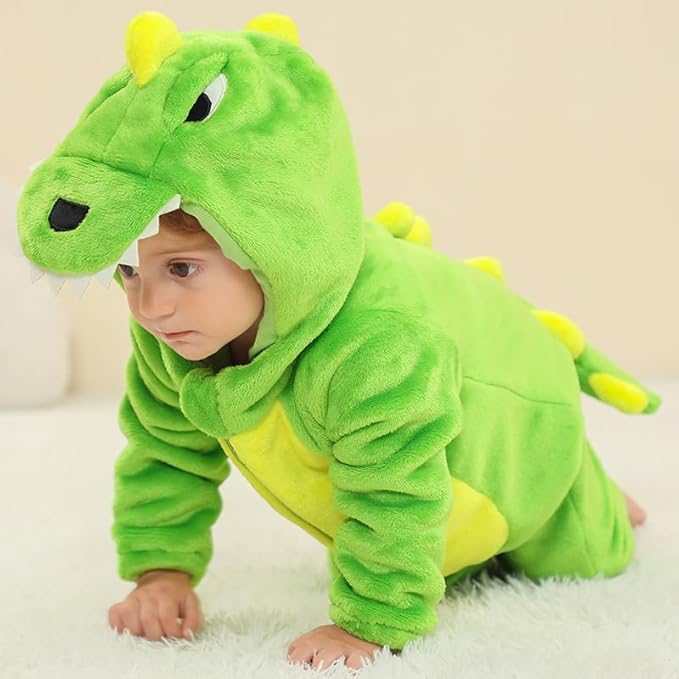 Dream cosplay Unisex Baby Costume,Baby Flannel Animal Halloween Home Clothing