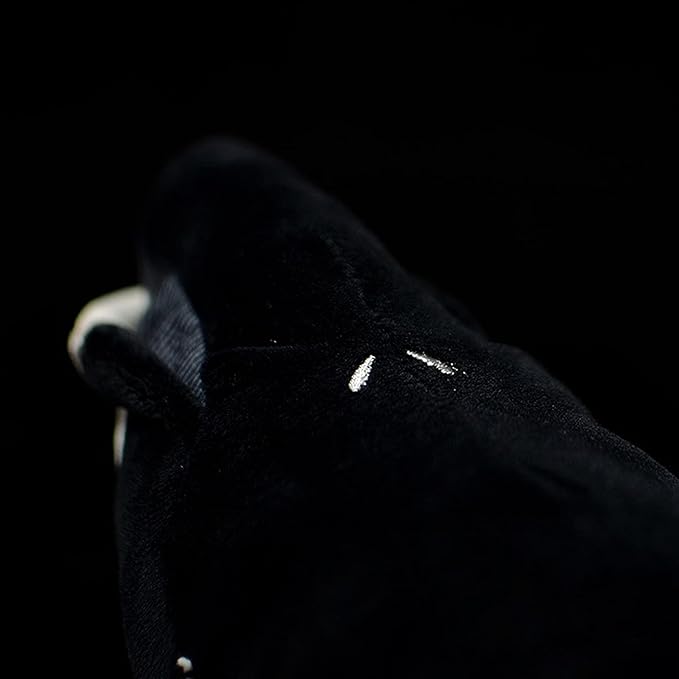 ZHONGXIN MADE Simulation Bowhead Whale Plush Toy - Black Long Lifelike Whale Stuffed Toys, Super Soft Realistic Sea Simulation Balaena Mysticetus Dolls Plush Gift Collection for Kids, 17Inches