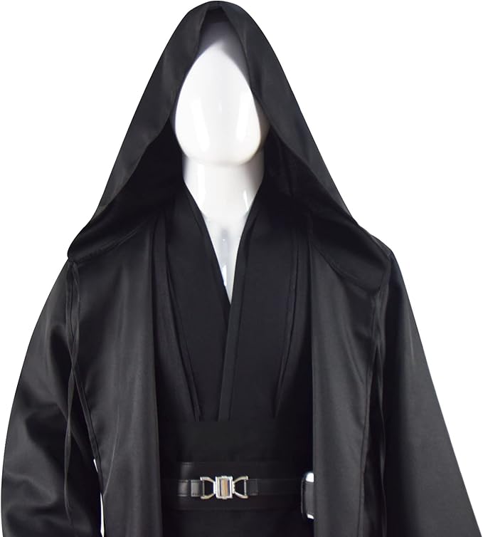 Adult Tunic Costume for Jedi Outfit Skywalker Halloween Cosplay Costume Hooded Robe Cloak Full Set Uniform
