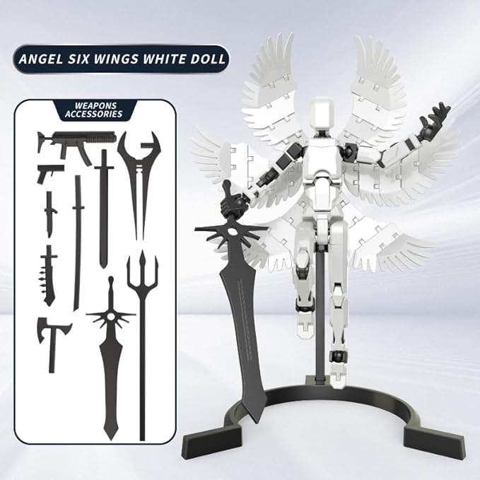 5 Pack T13 Action Figure Set, Titan 13 Action Figures Set, Dummy 13 Action Figures, Nova 13 Robot Toy, Lucky T 13 Toy for 6 7 8 9 10 11 12 Years Old Kids, Birthday for Boys