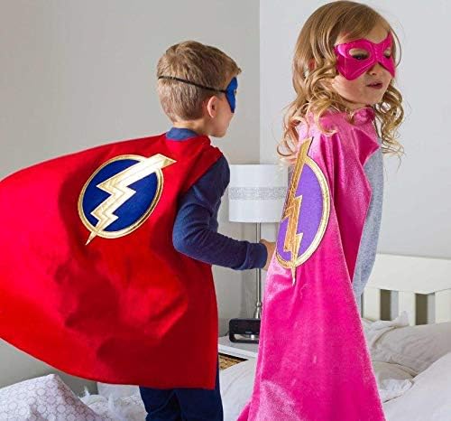 Little Adventures Super Hero Cape & Mask Set Costumes Age 3-8