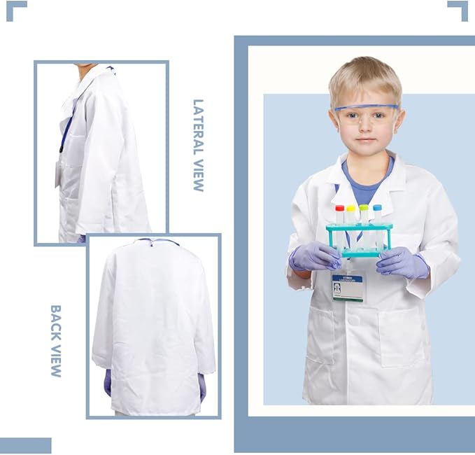 Dress Up Trunk for Kids, Pretend Dress Up Collection with Accessories, Halloween Dressup for Role Play