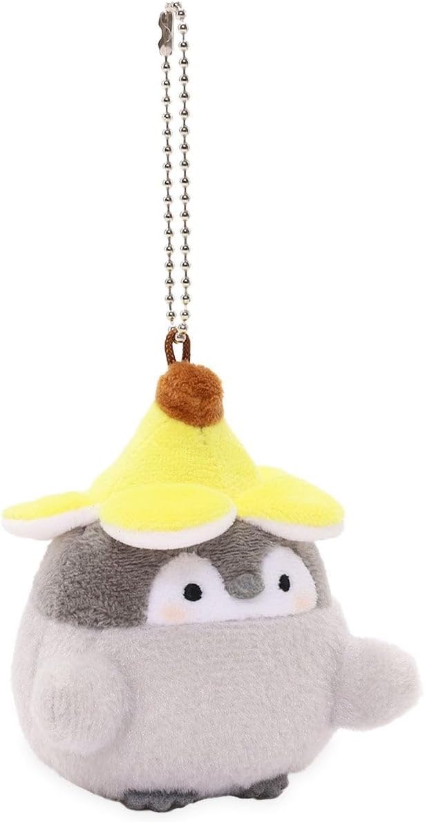 3" Mini Penguin with Banana Hat – Officially Licensed Collectible Plush Charm