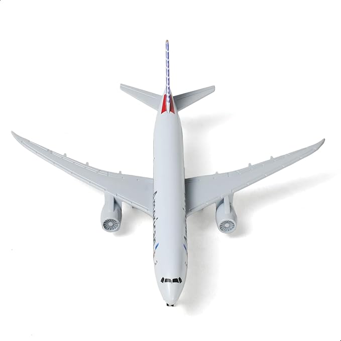 1/300 American 787 Diecast Metal Airplane Model Kits for Boeing 787 Model Plane with Display Stand (7.5-inch L) for Adult Aviation AA Plane Models Gifts or Desktop Decorations