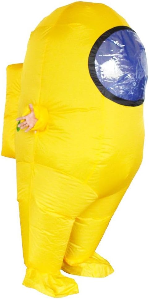 Impostor Inflatable Costume for Adult Funny Halloween Spacesuit Costume Astronaut Figures for Adult Game Fans