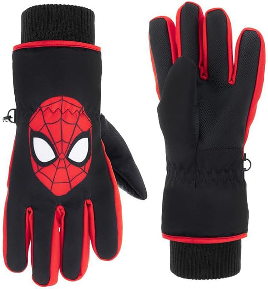 Spiderman Snow Gloves for Kids, Spider Man Toddler Gloves, 3M Thinsulate Waterproof Mittens, Kids Winter gloves
