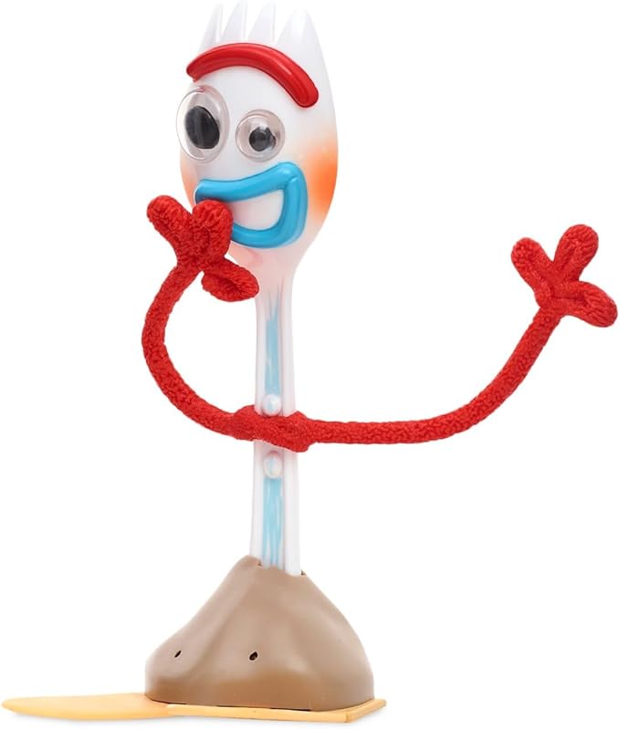 Disney Store Official Forky Talking Action Figures from Toy Story, Features Sounds and Phrases from The Movies, Interacts with Other Figures and Toys