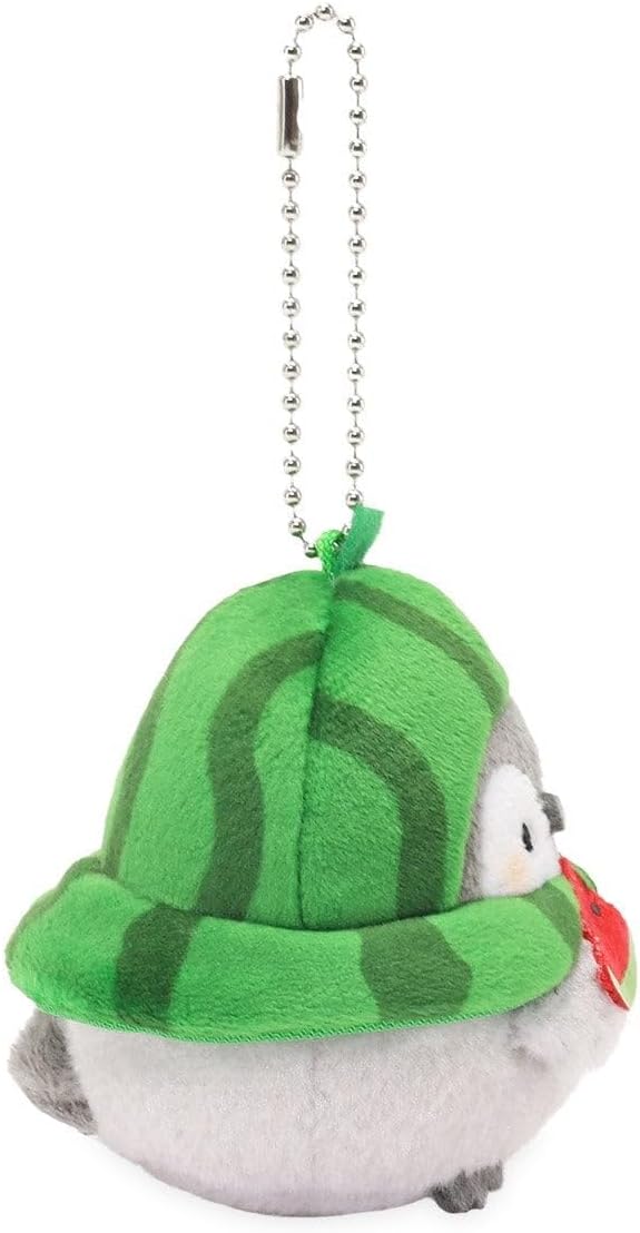 Mini Plush – 3" Penguin Collectible with Watermelon Hat – Officially Licensed Soft Bag Charm