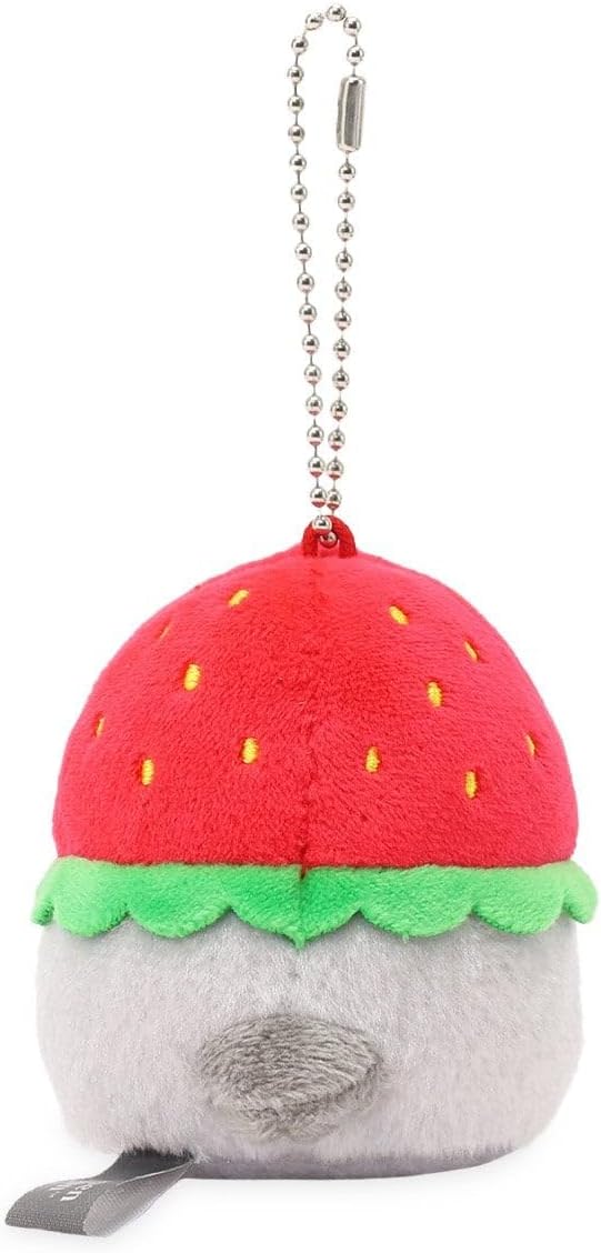 Mini Plush – 3" Penguin Plush with Strawberry Hat – Officially Licensed Collectible Kawaii Toy Charm