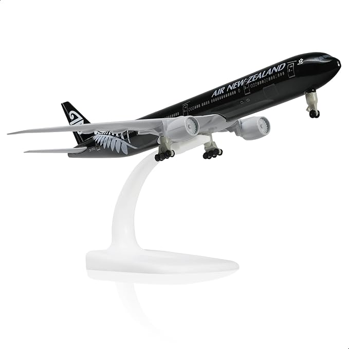 1/300 Boeing 777 New Zealand Diecast Metal Airplane Model with Stand -777 Airplane Model for Adult with Stand (8.3 inches Long) Aviation Enthusiasts Gifts, Desktop Display Decorations