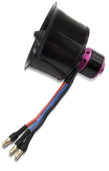 50mm EDF 4900KV 3S Maximum thrust770g,Brushless Motor, Applicable to RC Jet Aircraft