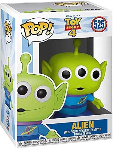 Disney Pixar: Toy Story 4 - Alien Funko Pop! Vinyl Figure (Bundled with Compatible Box Protector Case), Multicolored, 3.75 inches