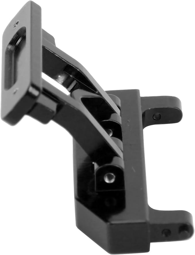 Rear Body Mount Support, Car Shell Connect Bracket Aluminium Alloy Rear Body Mount Light for Axial SCX24 90081 1/24 RC Car for Kids (Black)