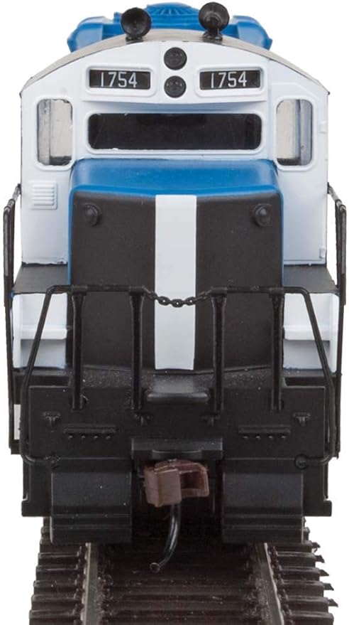 Walthers Trainline HO Scale Model EMD GP9M Standard DC Boston & Maine #1754 Train, Blue/Black/White, EMD GP9M Boston & Maine