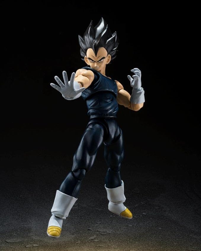TAMASHII NATIONS - Dragon Ball Super: Super Hero - Vegeta Super Hero, Bandai Spirits S.H.Figuarts Action Figure