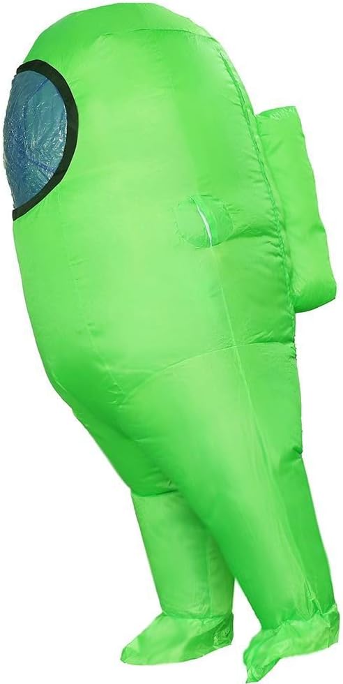 Impostor Inflatable Costume for Adult Funny Halloween Spacesuit Costume Astronaut Figures for Adult Game Fans