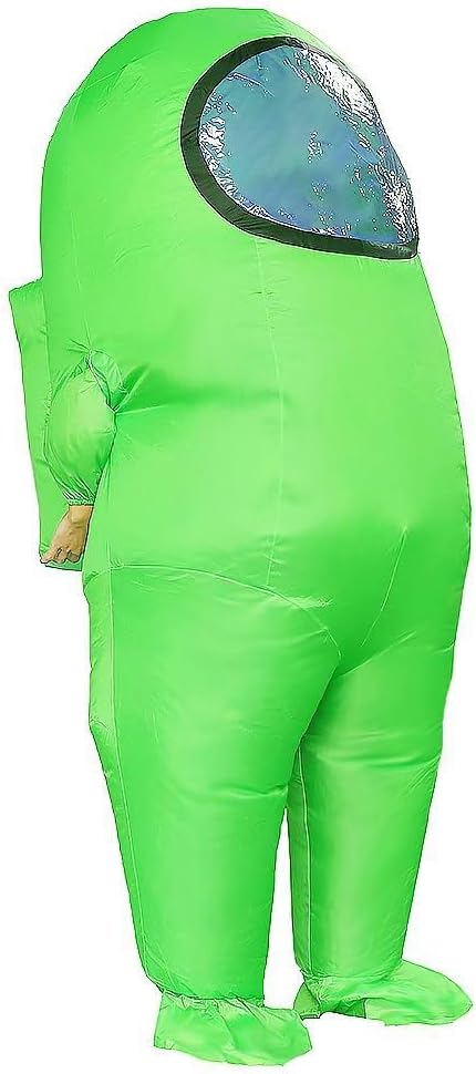 Impostor Inflatable Costume for Adult Funny Halloween Spacesuit Costume Astronaut Figures for Adult Game Fans
