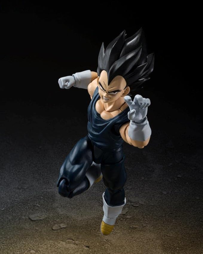 TAMASHII NATIONS - Dragon Ball Super: Super Hero - Vegeta Super Hero, Bandai Spirits S.H.Figuarts Action Figure