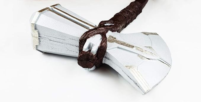 Otakumod - Mythical Hammer and Axe Prop Replica - Foam Hammer and Axe Set for Cosplay, Halloween, Parties, and Gifts