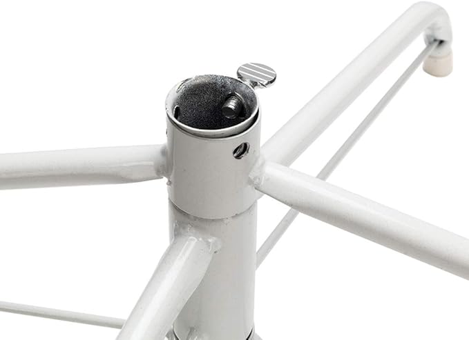 Bonnlo Artificial Christmas Tree, 8ft White Pointed Christmas Tree w/ 230 Branch Tips, Large Xmas Tree Holiday Party Decorations