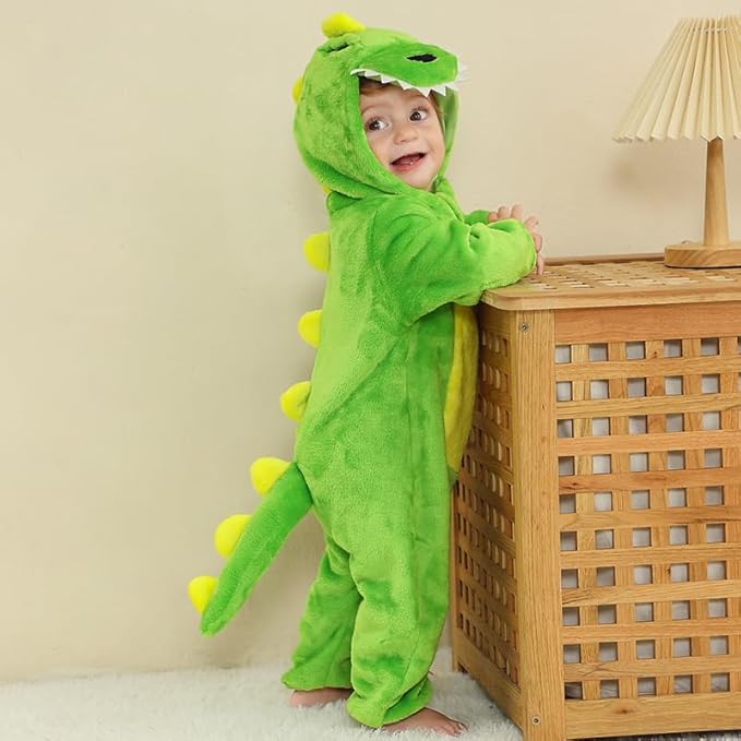 Dream cosplay Unisex Baby Costume,Baby Flannel Animal Halloween Home Clothing