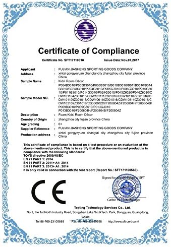 meiqicool Foam Play Mat Thick Soft EVA Interlocking Foam Floor Mats Children Yoga Exercise Multi Jigsaw Puzzle Blocking Board Kids Playmats Play Beige 18 Piece J