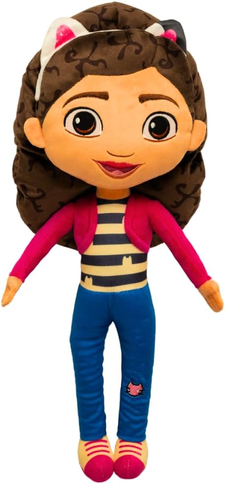 Franco DreamWorks Gabby's Dollhouse Kids Bedding Super Soft Plush Decorative Throw Cuddle Pillow, (Officially Licensed Product)