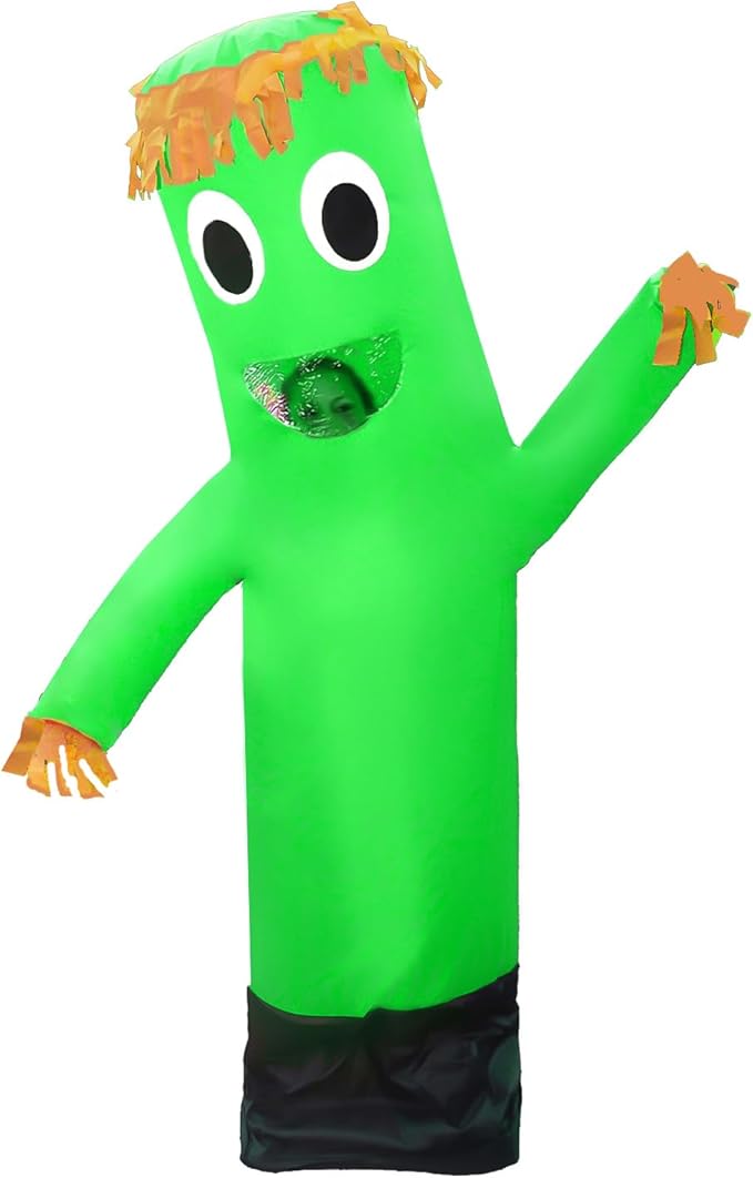 Inflatable Tube Man Costume,Inflatable Costumes for Adult,Wacky Wavy Arm Guy Funny Halloween Costume for Adults