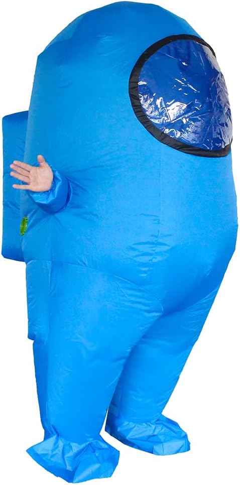 Impostor Inflatable Costume for Adult Funny Halloween Spacesuit Costume Astronaut Figures for Adult Game Fans