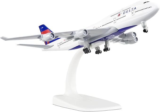 1:300 Scale Delta Boeing 747 Airplane Models Alloy Diecast Plane Model