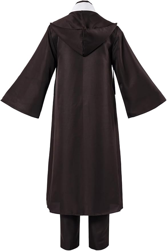 Men's Hooded Robe Cloak Tunic Costume Halloween Cosplay Costume Uniform Outfits