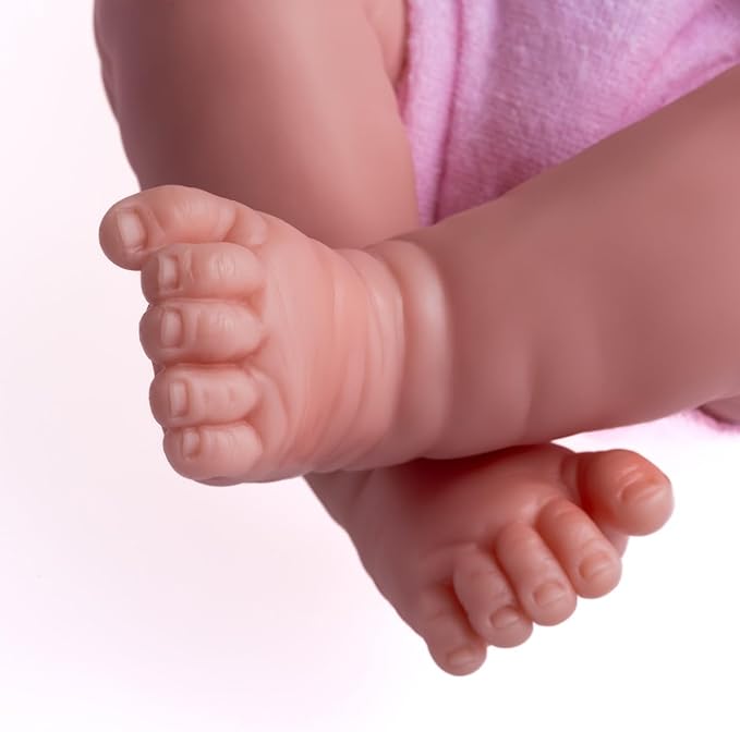 8 piece Layette Baby Doll Gift Set | JC Toys - La Newborn Nursery | 14" Life-Like Doll w/ Accessories | Pink | Ages 2+