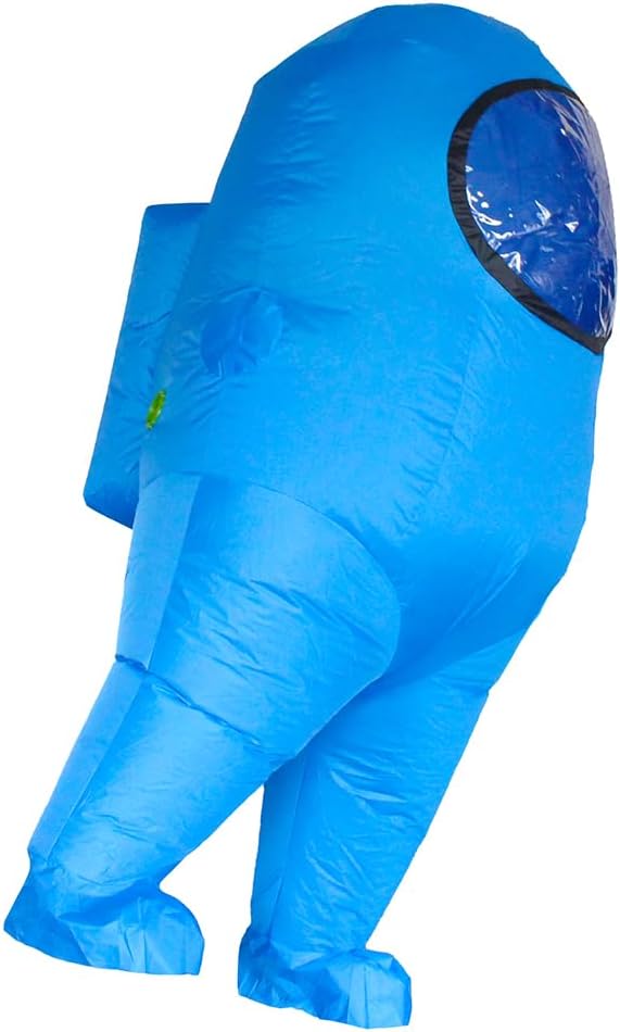 Impostor Inflatable Costume for Adult Funny Halloween Spacesuit Costume Astronaut Figures for Adult Game Fans