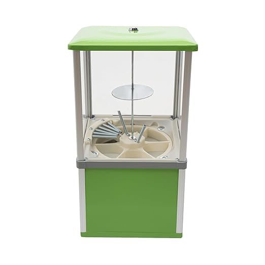 Vending Machine,Commercial Gumball Machine,Capsule Vending Machine for Business,Candy Vending Machine for Selling Capsule Toys Candies,1.77-1.97Inch Ball Diameter (Green)