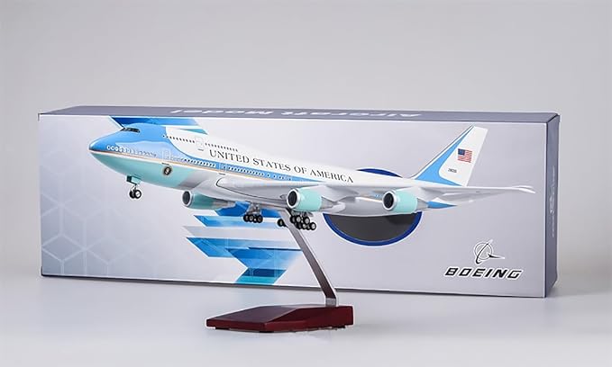 Model Plane Air Force One Resin Exquisite B 747 Airplane Model 1/150 Scale Metal Plane Model for Gift Collectible