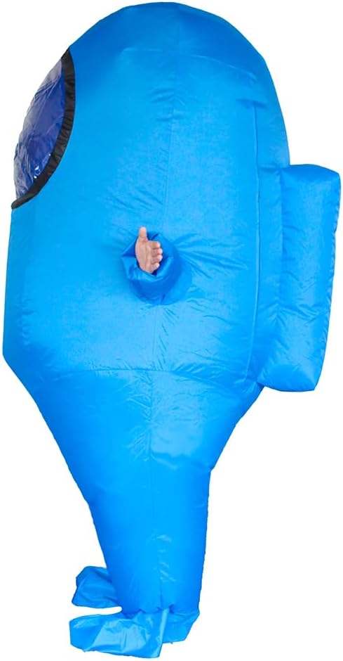 Impostor Inflatable Costume for Adult Funny Halloween Spacesuit Costume Astronaut Figures for Adult Game Fans