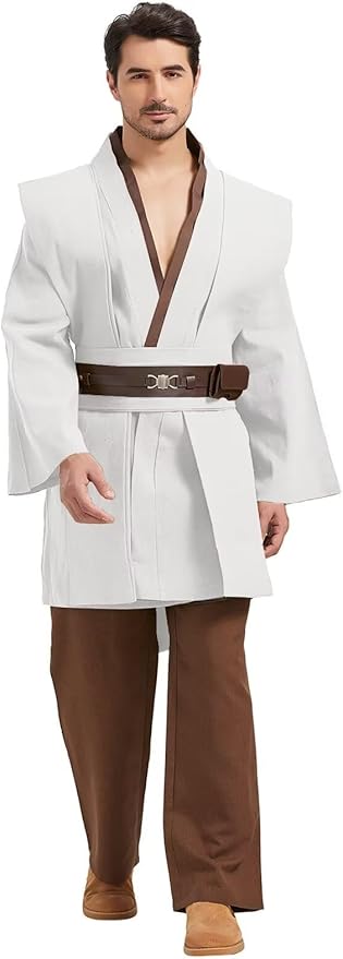 Knight Costume Adult Men's Tunic Hooded Robe Outfits Halloween Cosplay Uniform