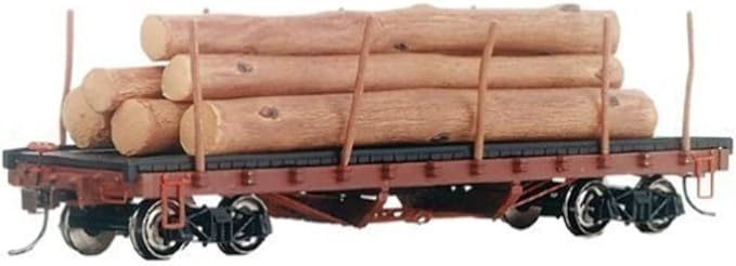 Bachmann Trains - ACF 40’ log car with logs (1906-1935) - HO Scale