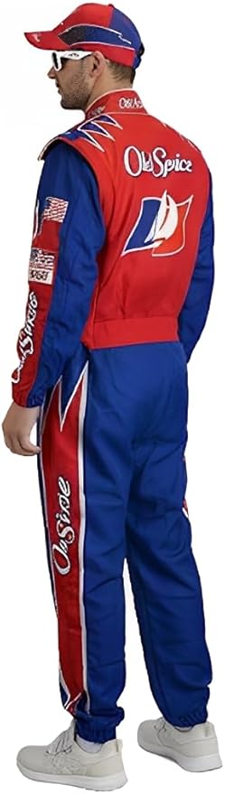 OEM CAL Naughton Jr Jumpsuit + Cap Costume Talladega Nights