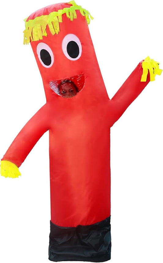 Inflatable Tube Man Costume,Inflatable Costumes for Adult,Wacky Wavy Arm Guy Funny Halloween Costume for Adults