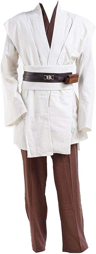 Rongxu Mens Tunic Robe Cosplay Costume Adult Tunic Hooded Robe Outfit Full Set Halloween Costume US Size