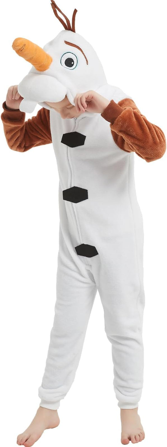 SWEETXIN Unise Kids Jumpsuit Cosplay Onesie One Piece Suit for Girls Boys Halloween Character Costume Dress Up Party