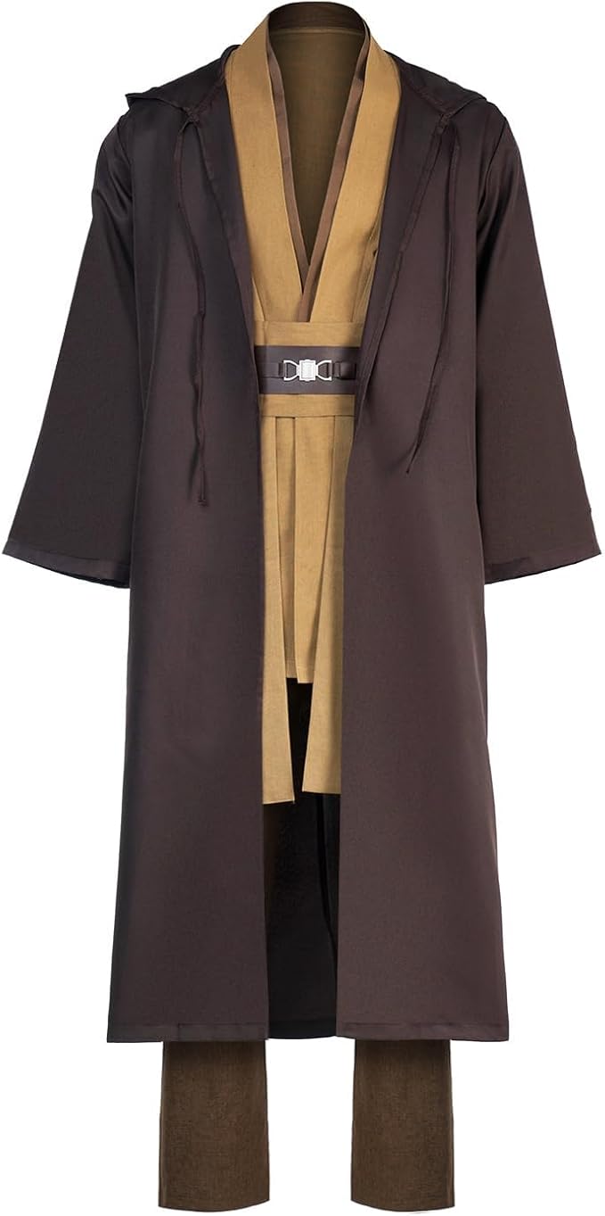 Knight Costume Adult Men's Tunic Hooded Robe Outfits Halloween Cosplay Uniform