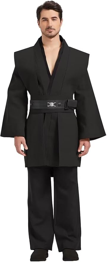 Knight Costume Adult Men's Tunic Hooded Robe Outfits Halloween Cosplay Uniform