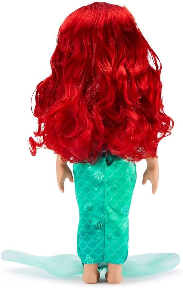 Disney Store Official Ariel Once Upon a Story Doll - 16 Inch Disney Princess Toys Featuring Reflective Eyes with 3D Pupil and Iris, Detailed Costume, Hair Comb - Comes in Display Box